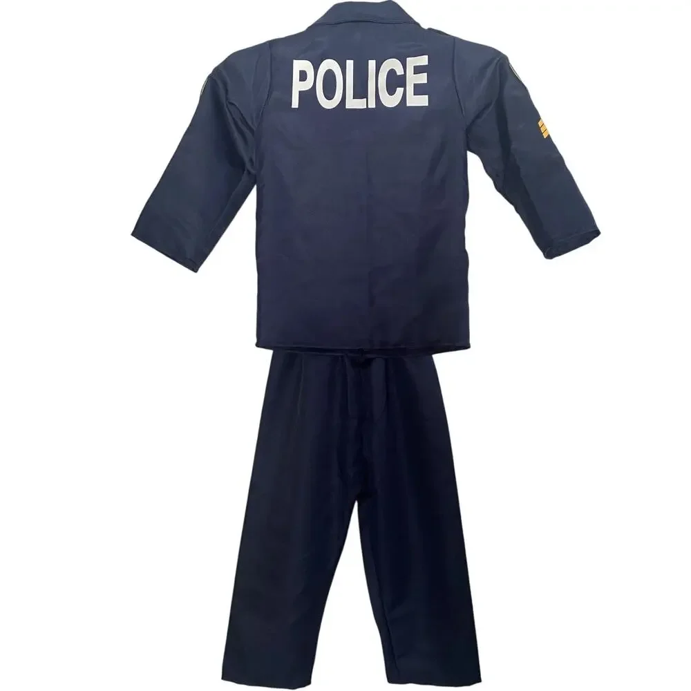 NWT ~ Set/6 Children's Policeman Uniform Halloween Dress Up Play Costume ~MEDIUM